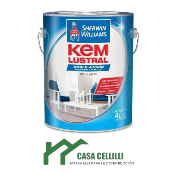 SW KEM LUSTRAL BLANCO 1 LT