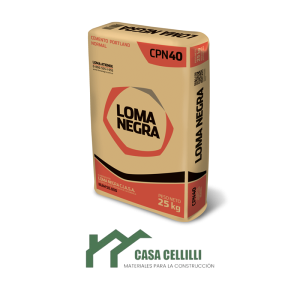 CEMENTO L/NEGRA X 25KG