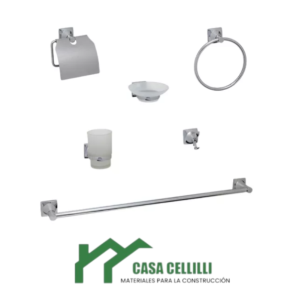 SET BAÑO MOZART NIZA 6 PIEZAS