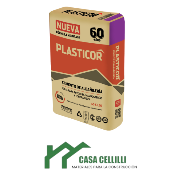 PLASTICOR 40kg - LOMA NEGRA