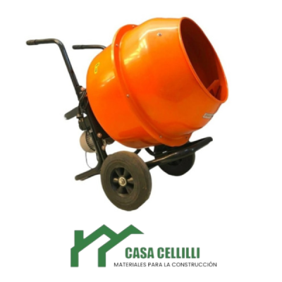 HORMIGONERA MECANOBRA NARANJA ESPECIAL 140LTS