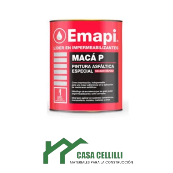 PINTURA ASFALTICA EMAPI  1LTS