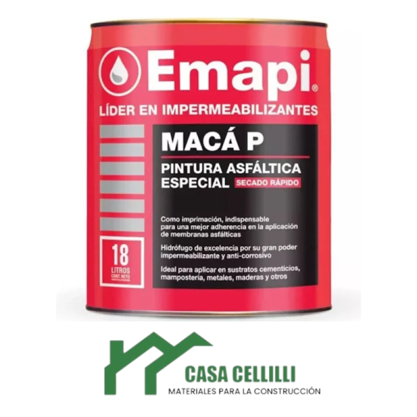 PINTURA ASFALTICA EMAPI 18LTS