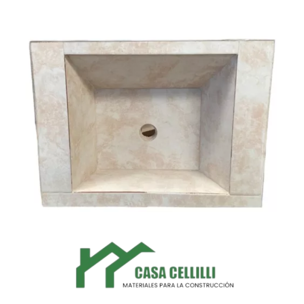 PILETA LAVAR FOSCO  70X45X28