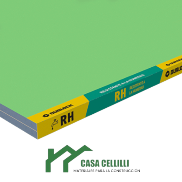 PLACA YESO RESISTENTE HUMEDAD